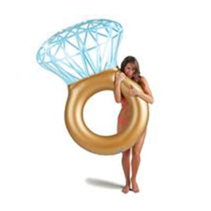 Engagement ring float Hamptons Bachelorette Party